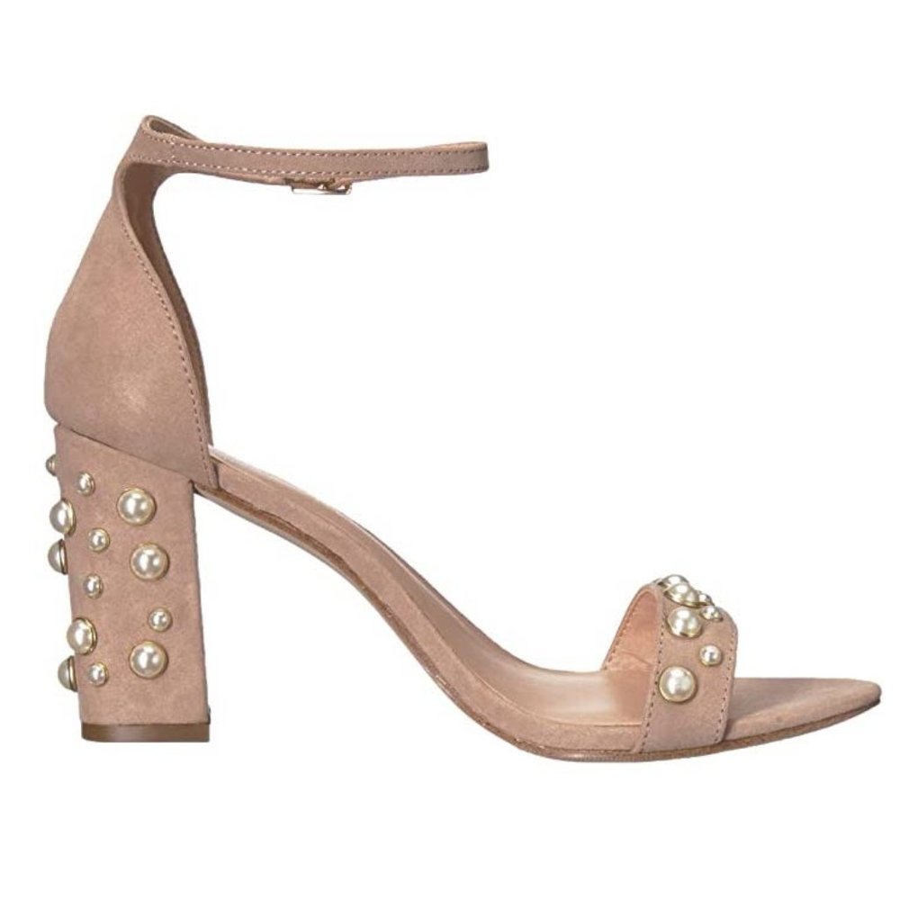 Steve Madden Madden Girl Women's Bitsyy Pearl Studded Sandals